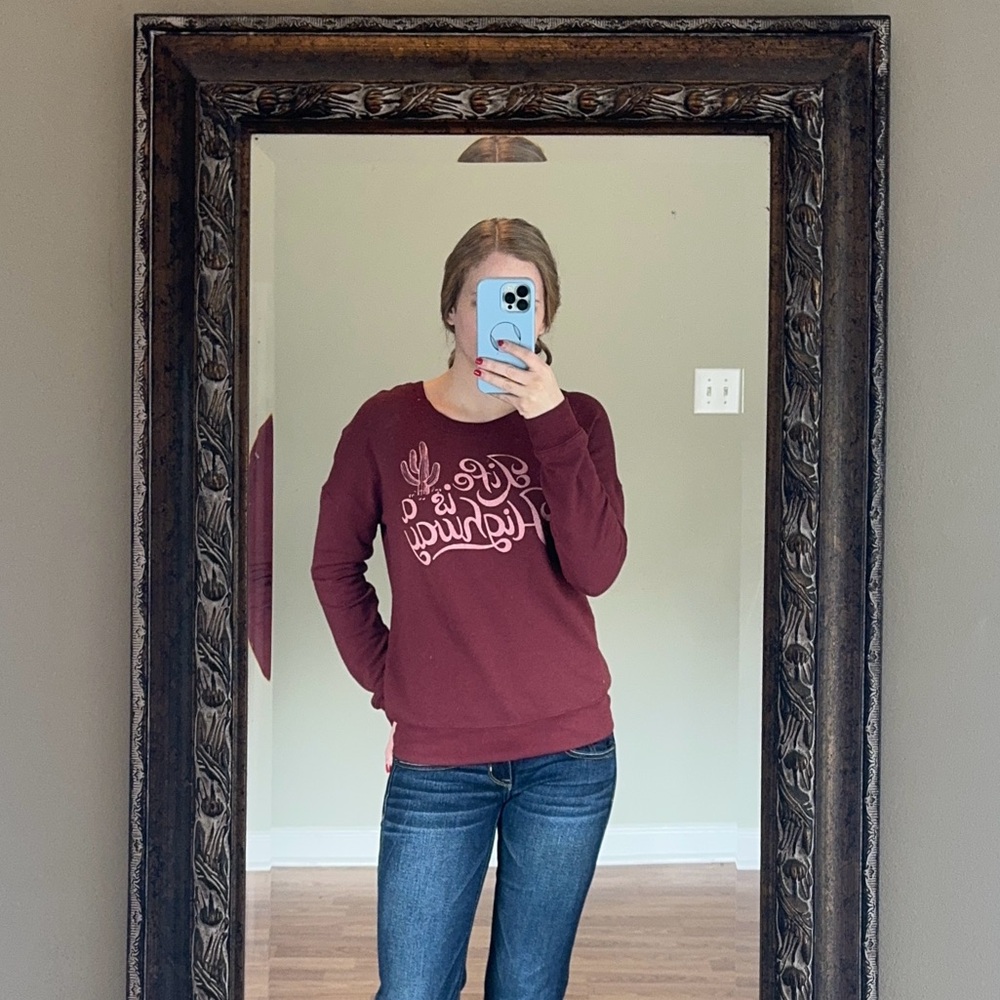 “Life Is A Highway” Sweatshirt Size Small